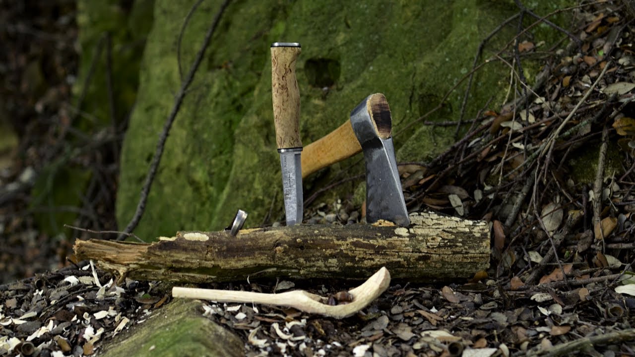 Tallando Cuchara de Madera Bushcraft | Joker Puukko | Hacha Jauregi Artesana| Cuchara Jai Alai