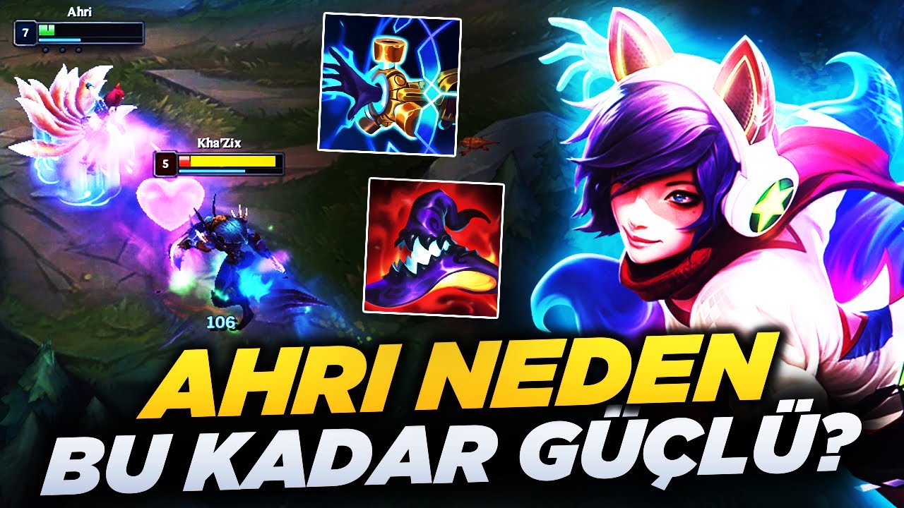 AHRİ NEDEN BU KADAR GÜÇLÜ?? | KÖTÜ OYNASANIZ BİLE TEK ATIYOR! | Emre Bey