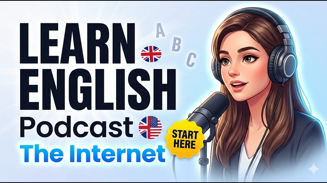 Easy English Conversation Practice for Beginners (A1-A2) | The Internet | English Podcast