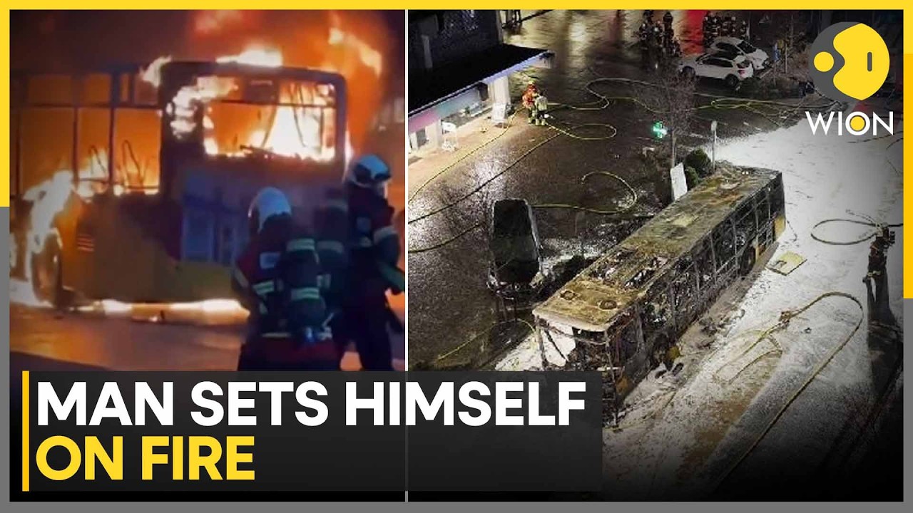 Switzerland Horror: Swiss Bus Engulfed in Flames After Man Self-Immolation | WION