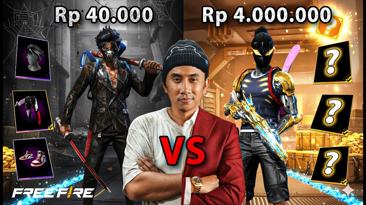 AKUN EPEP Rp. 40.000,00 VS Rp. 4.000.000,00 KECE JUGA NIH!