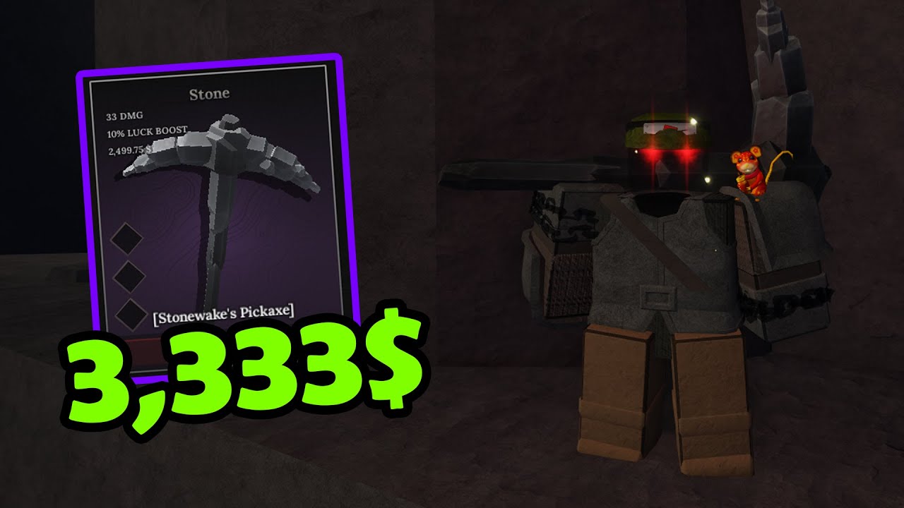 [BEST STARTER PICKAXE] THE FORGE [BETA] ROBLOX