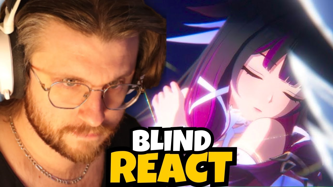 BLIND REACTING TO COLUMBINAS TRAILER | Genshin Impact