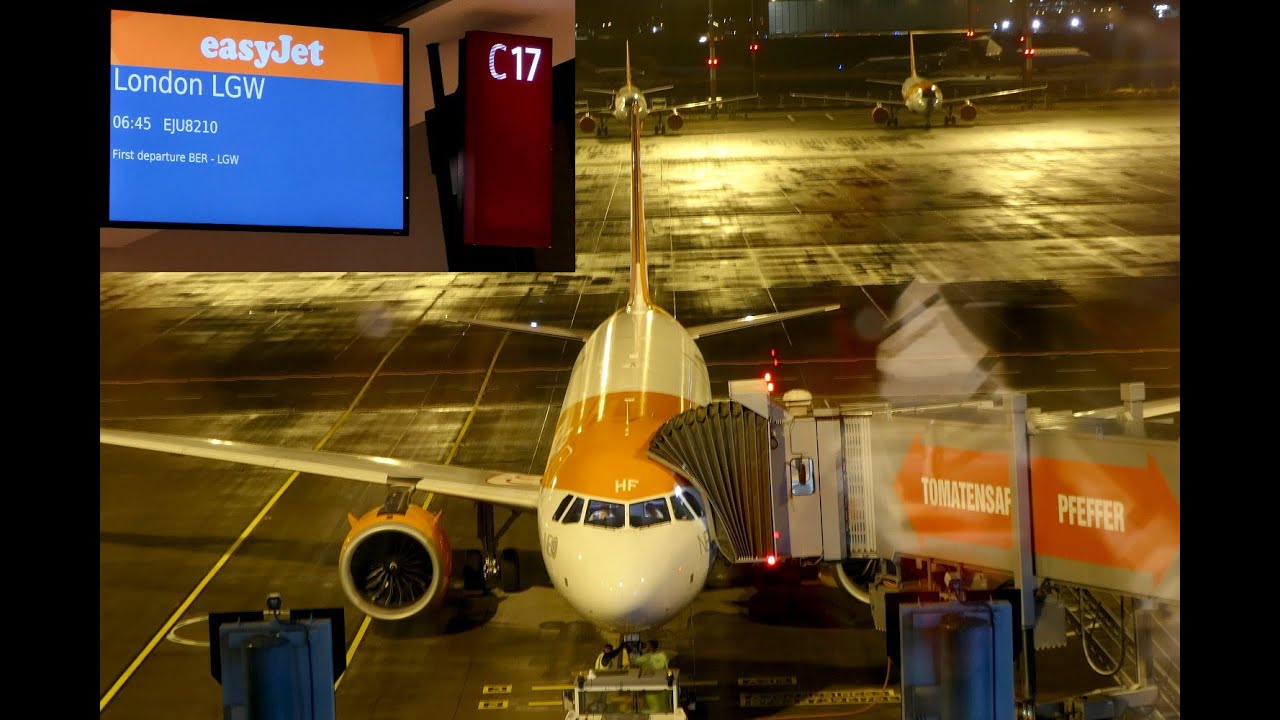 BER 1. Abflug easyJet EJU8210 nach London