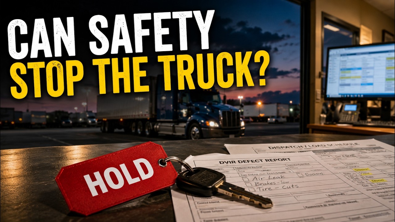 Can Safety Stop the Truck? DOT Compliance, Dispatch Pressure & Fleet Safety