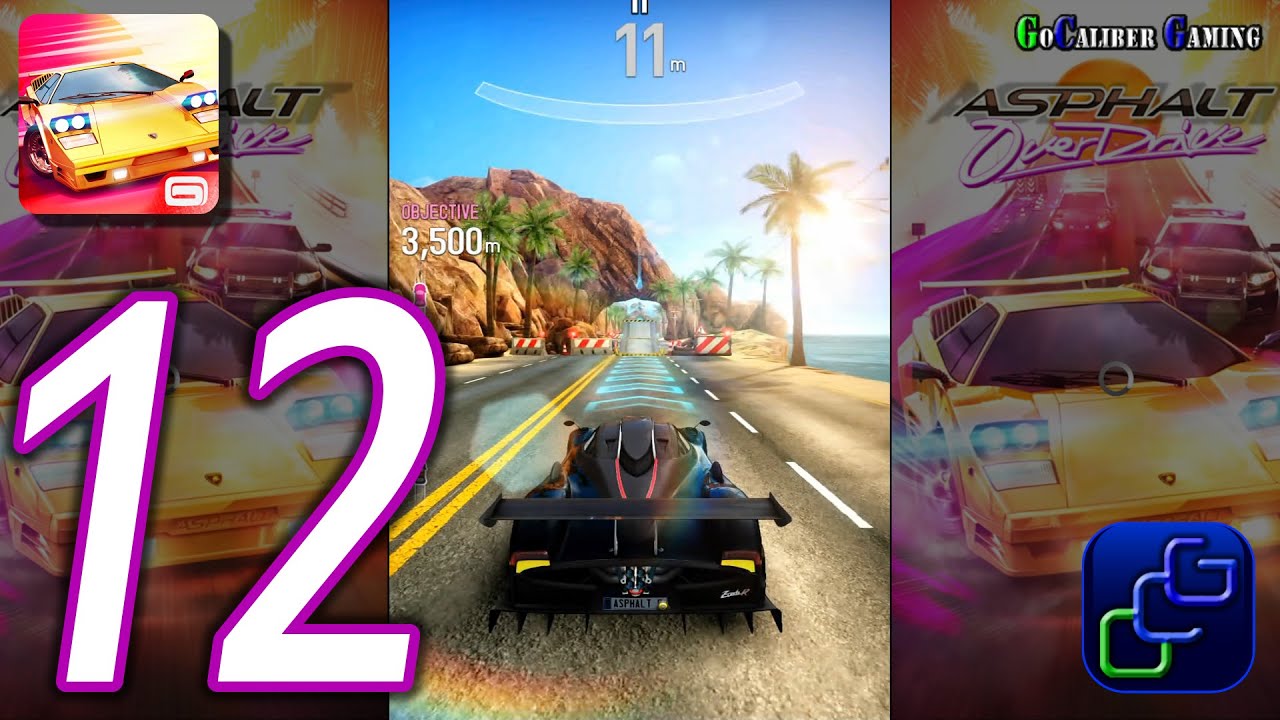 Asphalt OverDrive Android Walkthrough - Part 12 - Turf 4: Restricted Run, Getaway
