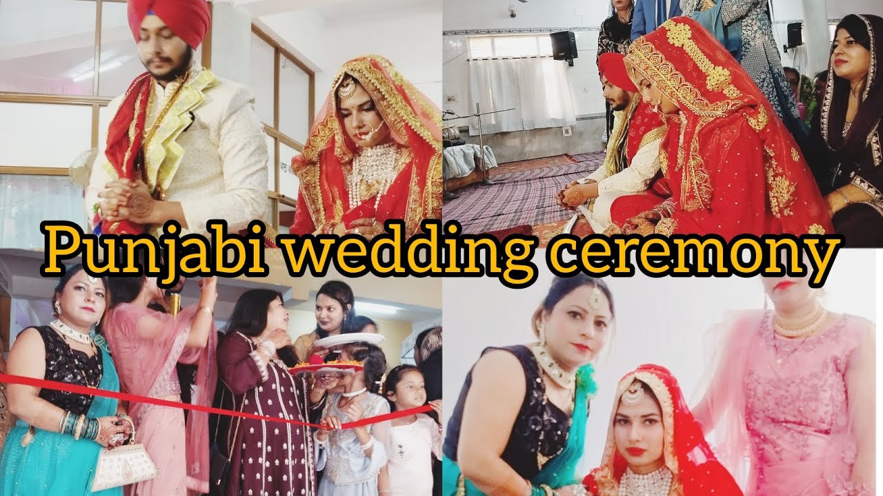 Punjabi wedding ceremony||पंजाबियों के लावां फेरे(लगन) कैसे होते हैंPunjabi marriage||Punjabi Milni