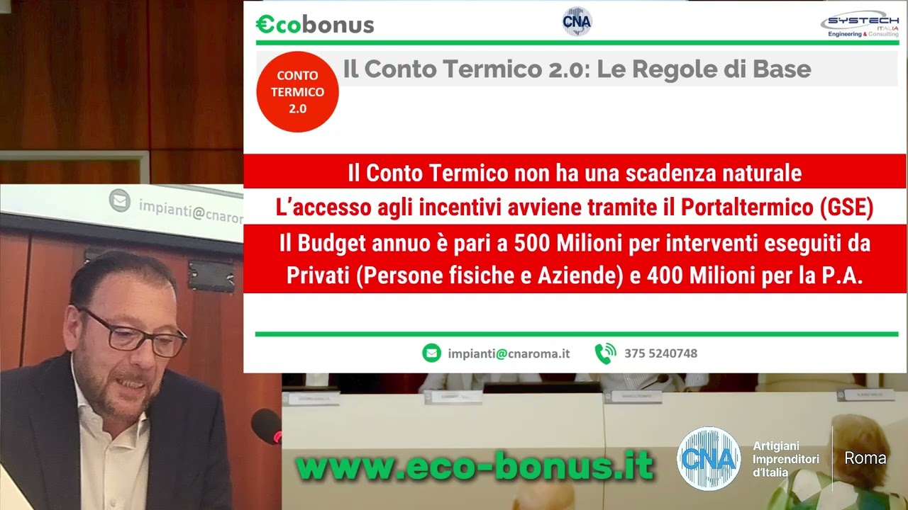 Opportunità del Conto Termico 2025 | Convenzione CNA - Systech Italia