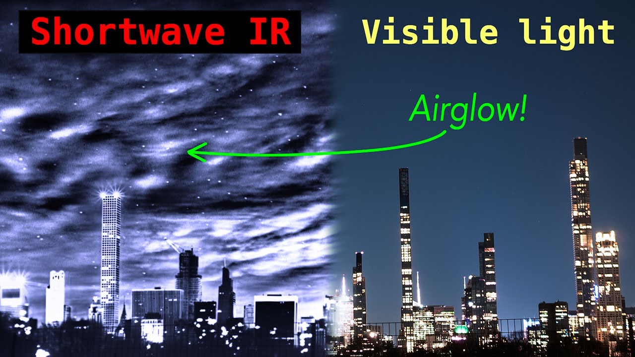 How I captured invisible AIRGLOW in NYC with an INDUSTRIAL IR CAMERA