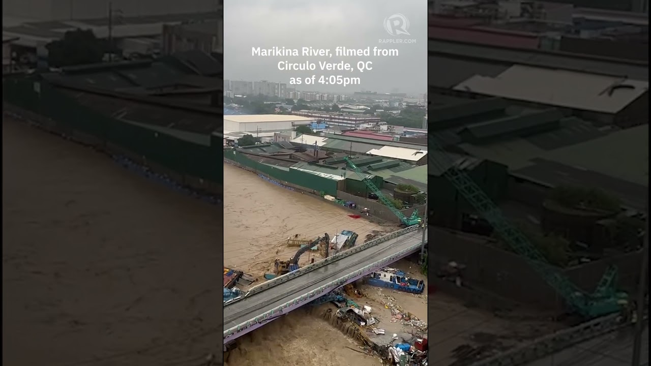 Several barges collide with bridge along Calle Industria