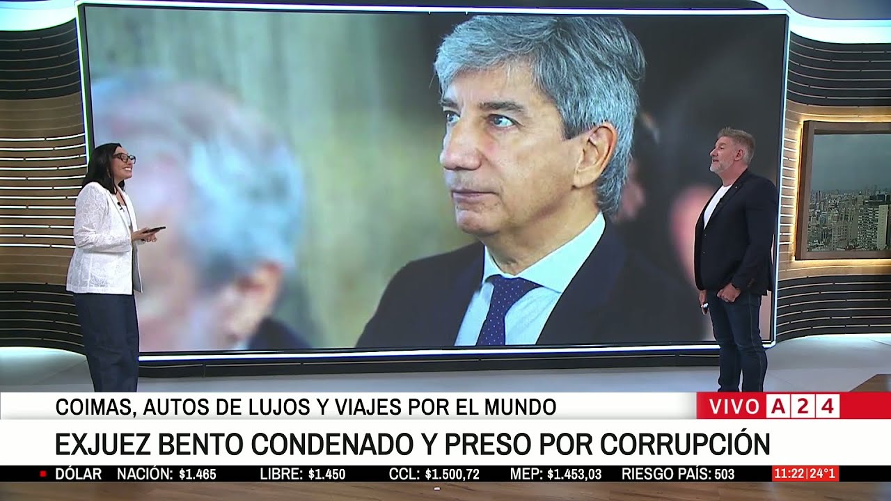 📢 CONDENARON AL EXJUEZ WALTER BENTO POR LIDERAR BANDA QUE COBRABA COIMAS Y LAVABA DINERO