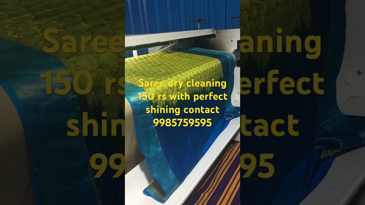 Dry cleaning saree 150 only