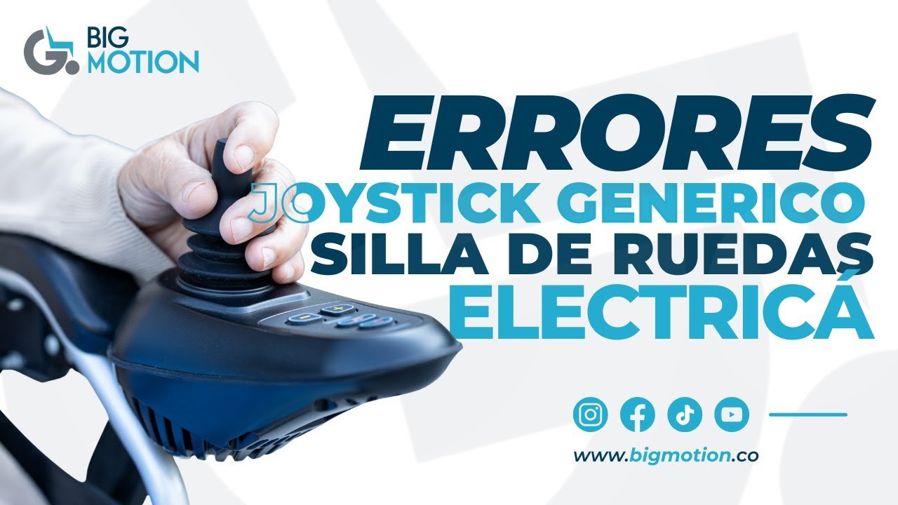 Errores del Joystick Genérico de Silla de Ruedas Eléctrica: ¿Qué significan los pitidos?