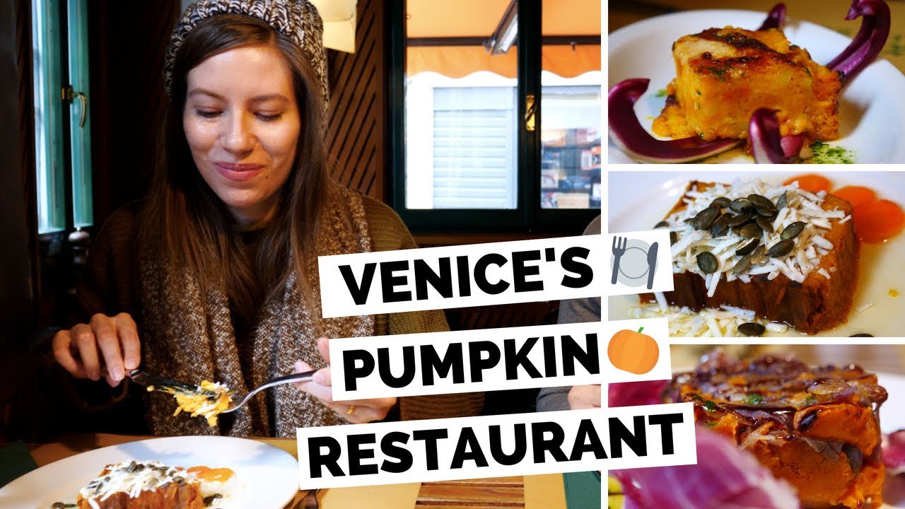 Michelin Restaurant in Venice, Italy | Trying Pumpkin Dishes!