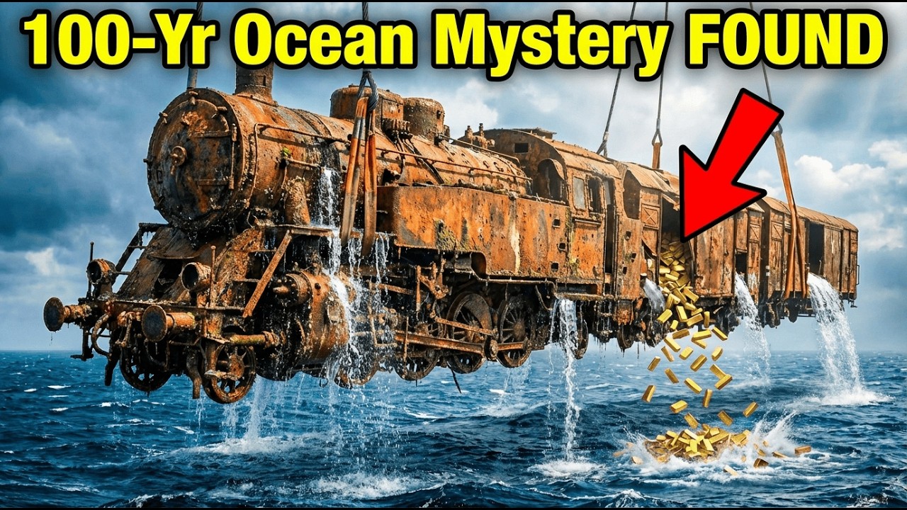 100 Years Underwater: Legendary Train Emerges and Gets Restored
