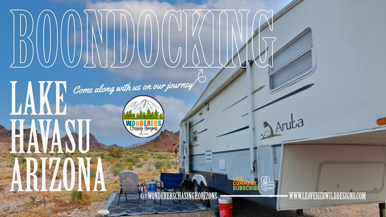 Boondocking in Lake Havasu. Craggy Wash, Lone Tree and Standard Wash