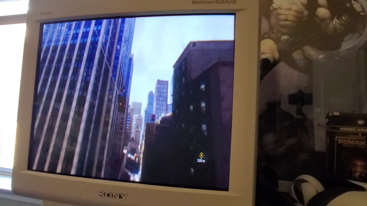 Spiderman 4, PS4 Pro on CRT
