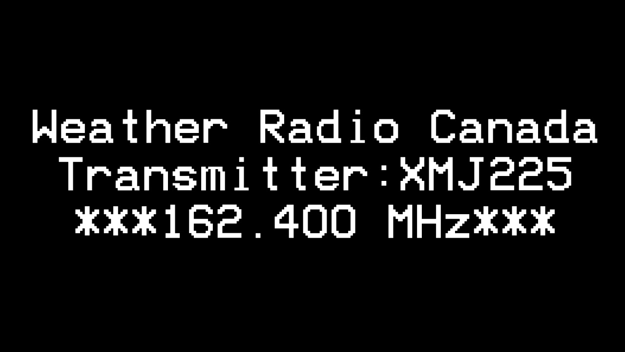 Weather Radio Canada Toronto Morning Cycle 9-7-2019
