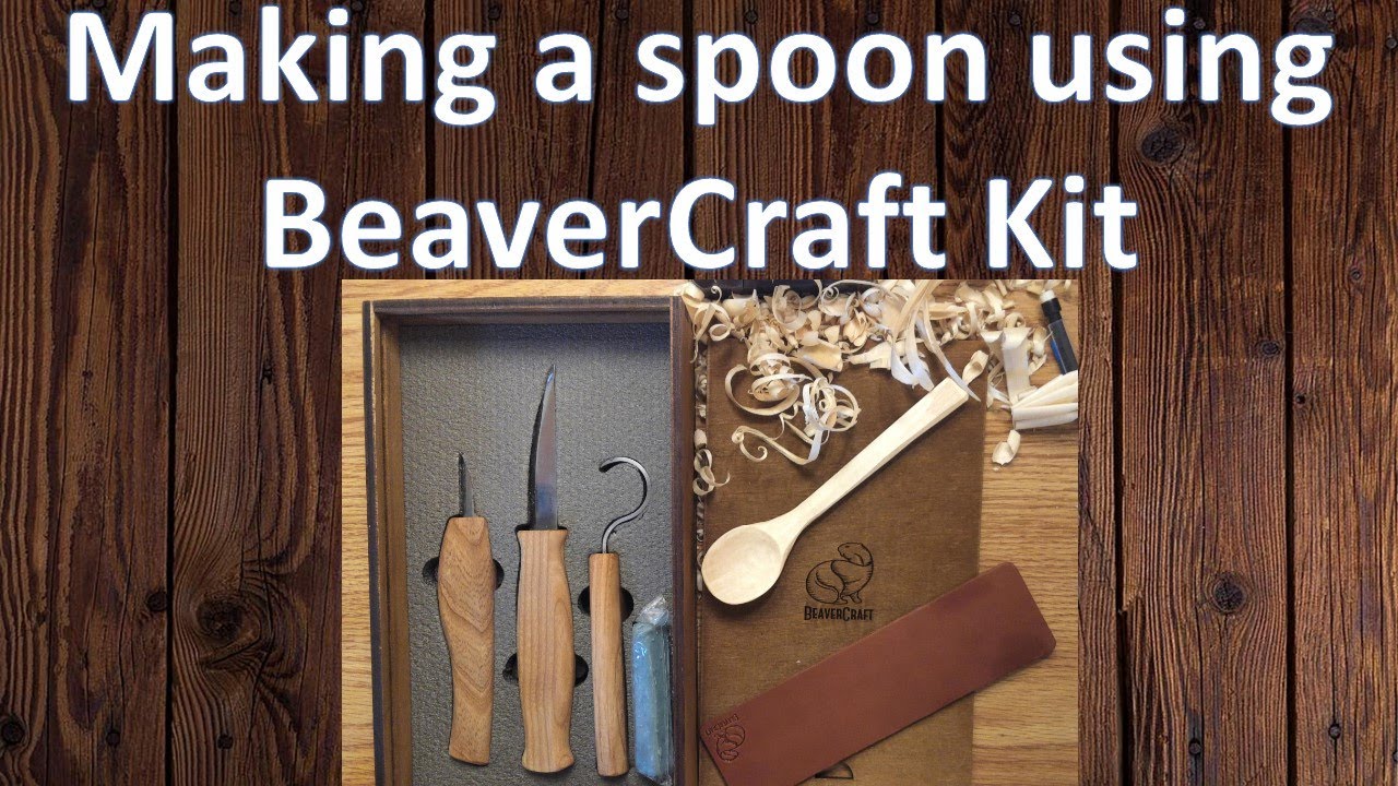 Carving A Spoon Using The BeaverCraft S13BOX Spoon Carving Kit For Beginners