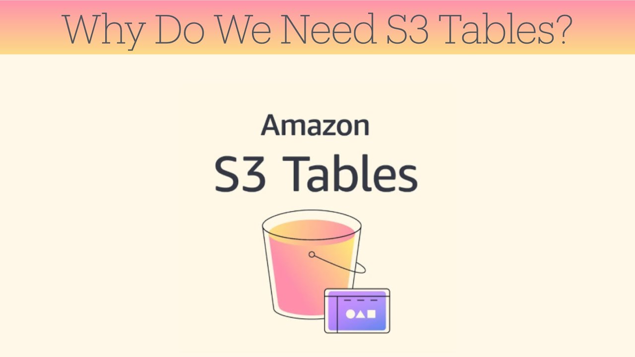 Why Do We Need S3 tables?
