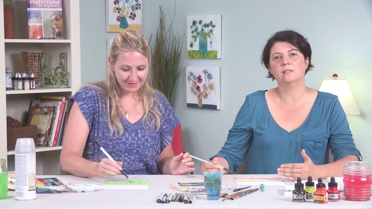 Preview | Zen Doodle Postcards: Mixed Media Texture Techniques with Sandrine Pelissier