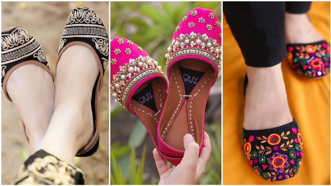 Affordable Designer Khussa Designs- Simple And Fancy Khussa Collection- #CasualKhussa #FormalKhussa