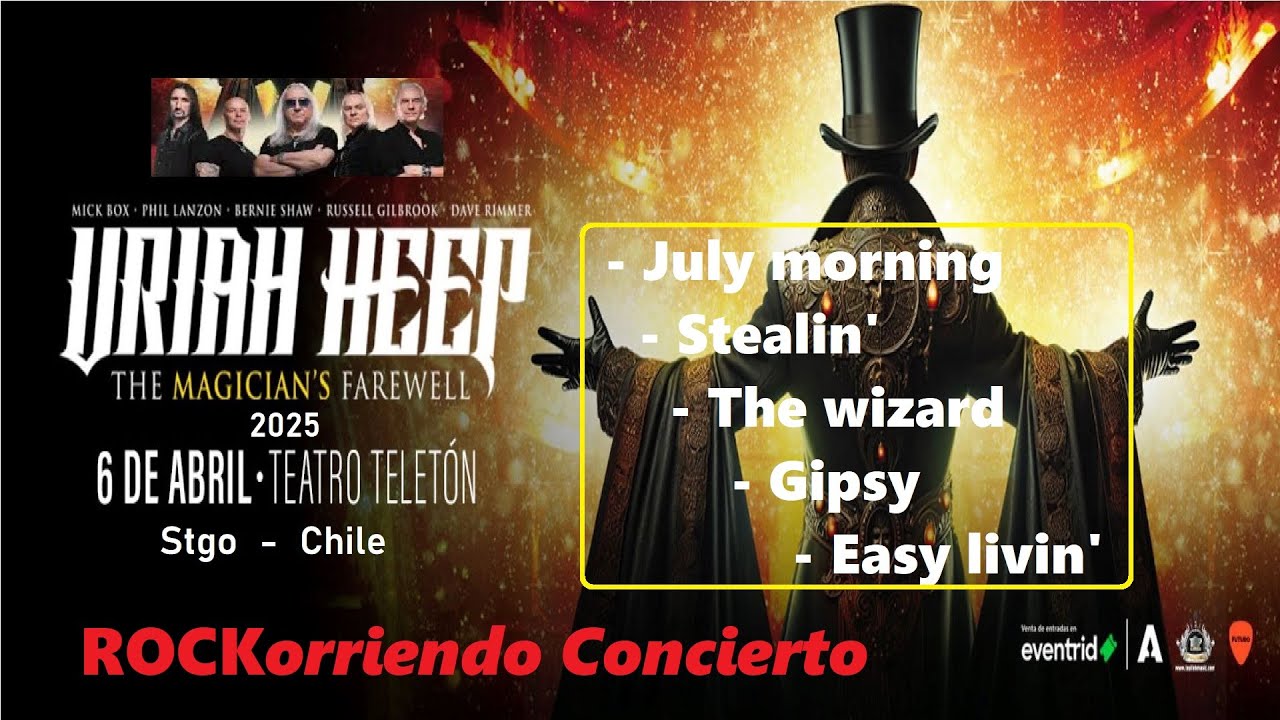 URIAH HEEP en CHILE 2025