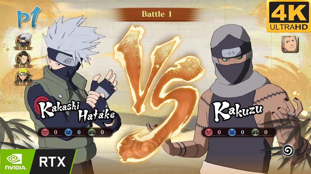 KAKASHI VS KAKUZU || NARUTO X BORUTO Ninja STORM|| ULTRA HARD Gameplay (4K 60FPS HIGH SETTINGS)