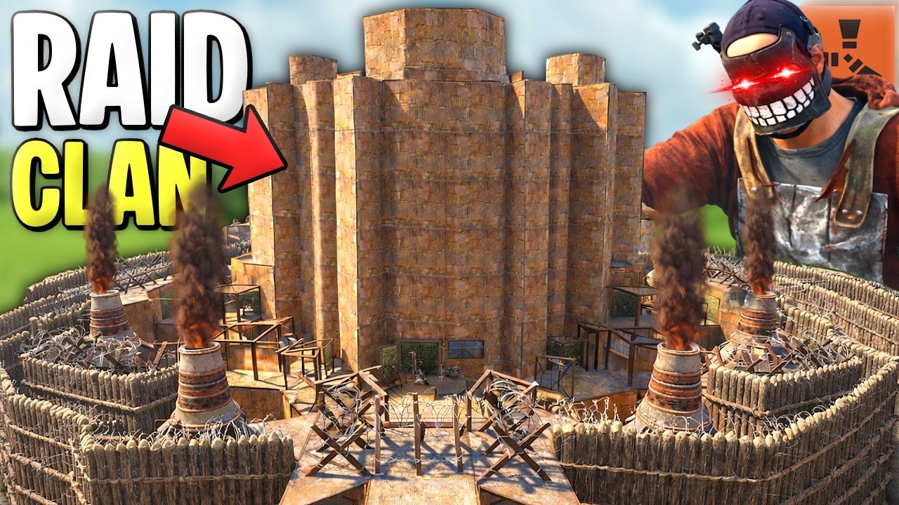 Raiding a MASSIVE CLAN BASE thats Mysterious! | Rust