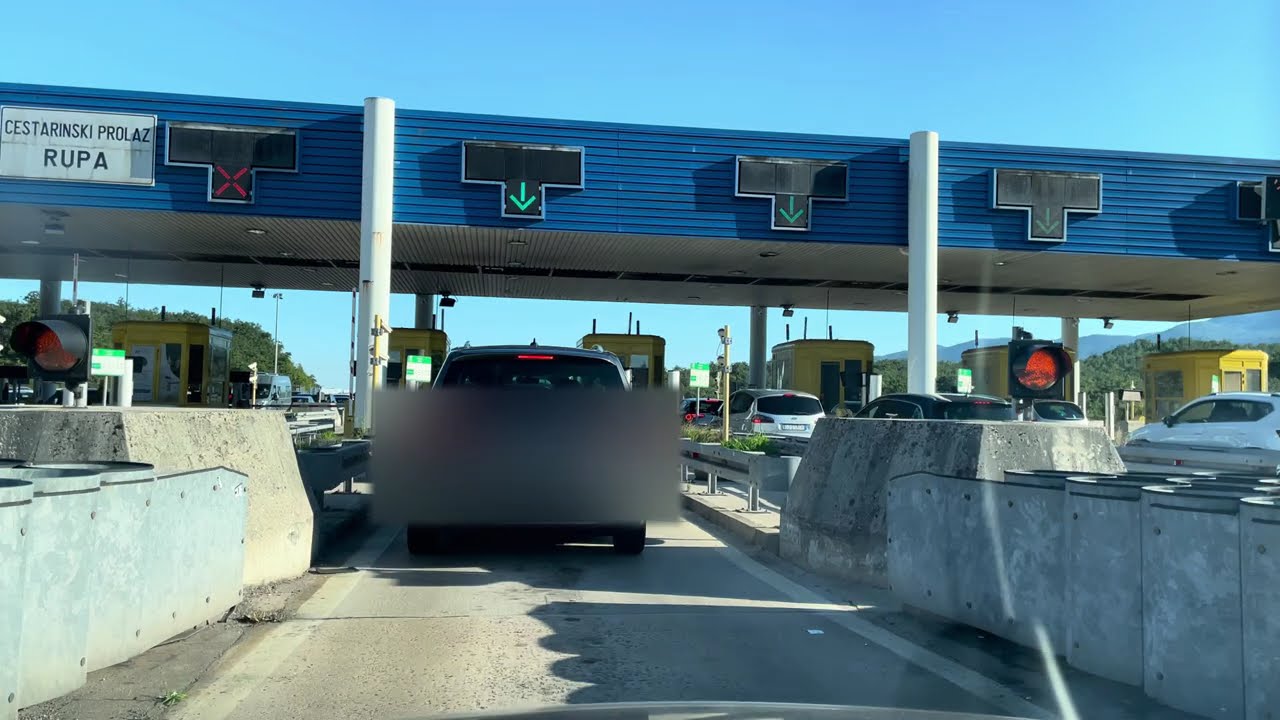 Driving in Croatia around Rijeka 4K August 2025