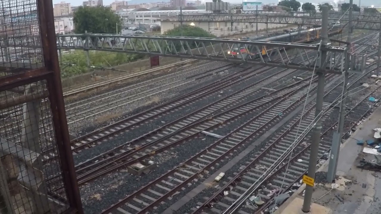 Alstom POP EMU passing near Palermo Brancaccio