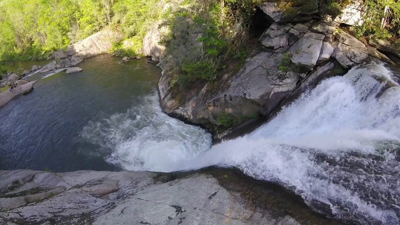 DANGEROUS Elk River Falls, NC HD CLIFF JUMP