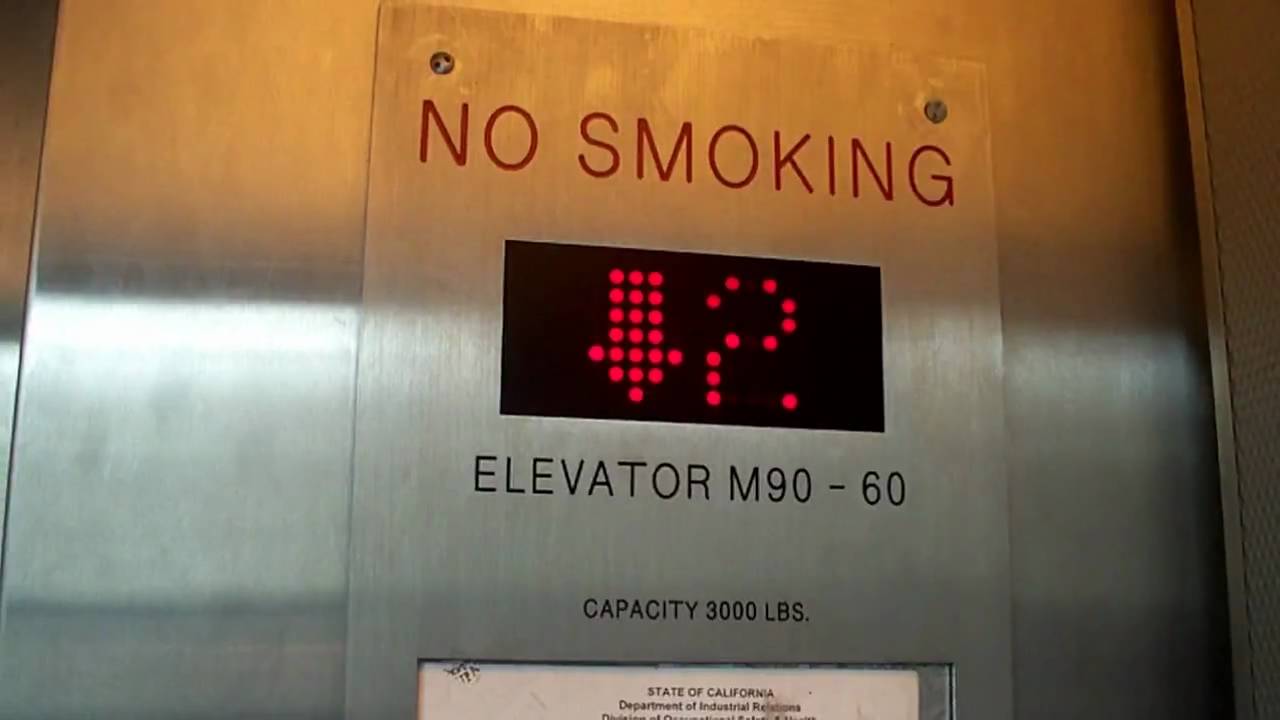 Montgomery Hydraulic Scenic Parking Elevator #2 @ Daly City BART Station Garage