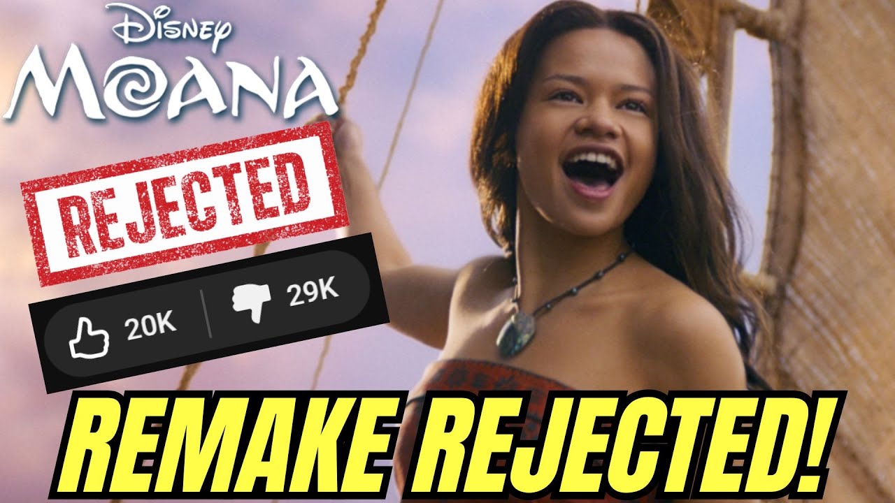 Фанаты устали! Disney устал от ремейка, поскольку растёт негативная реакция на трейлер &laquo;Моаны&raquo;