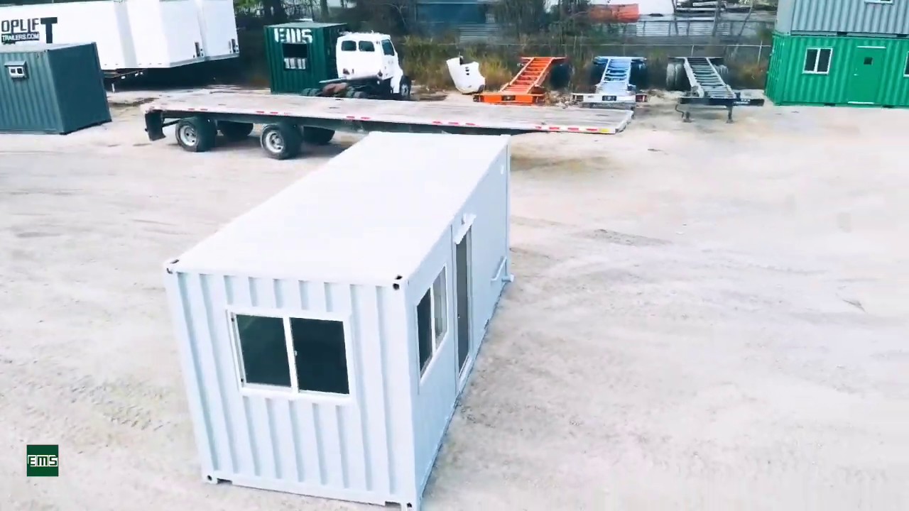 We built a Guard House using a Shipping Container