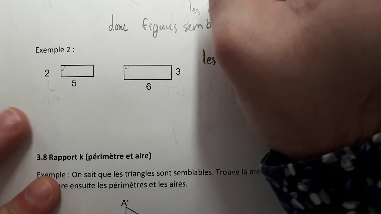 3.7 Figures semblables et k. (secondaire 2)
