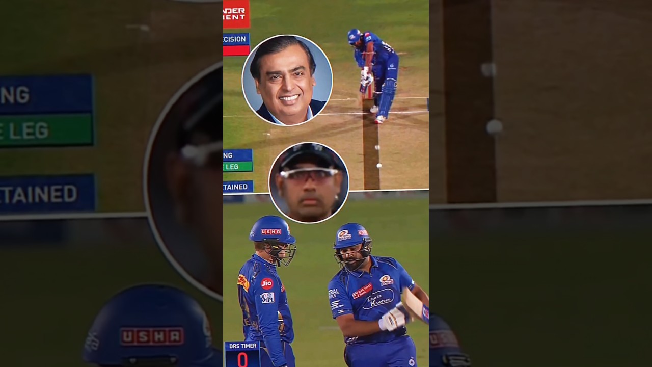 Umpire Fixing Indians 🤯 IPL Match MI vs RR 😡 #bharat #cricket #ipl2025 #rohitsharma #mivsrr