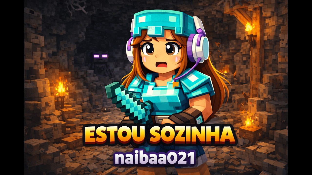 SOZINHA NO MUNDO... 😔⛏️