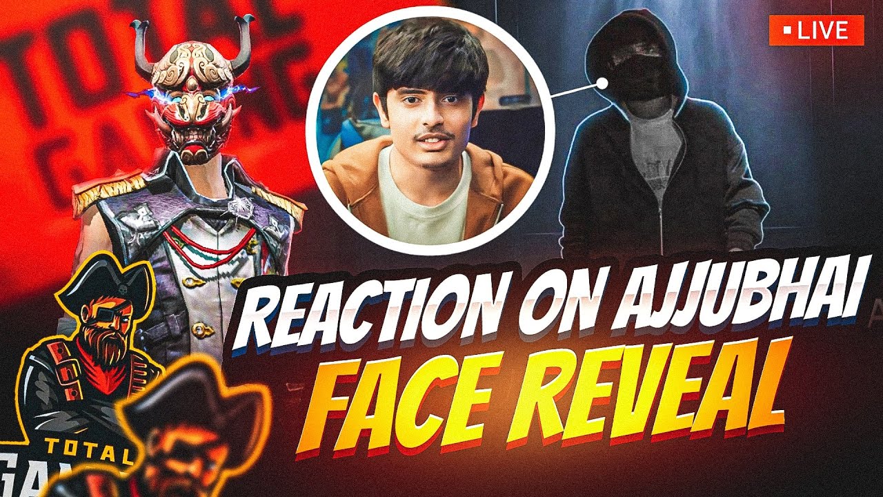 🔴[Live] Reacting On AjjuBhai 94 Face Reveal 🤯 @TotalGaming093 | Free Fire Max