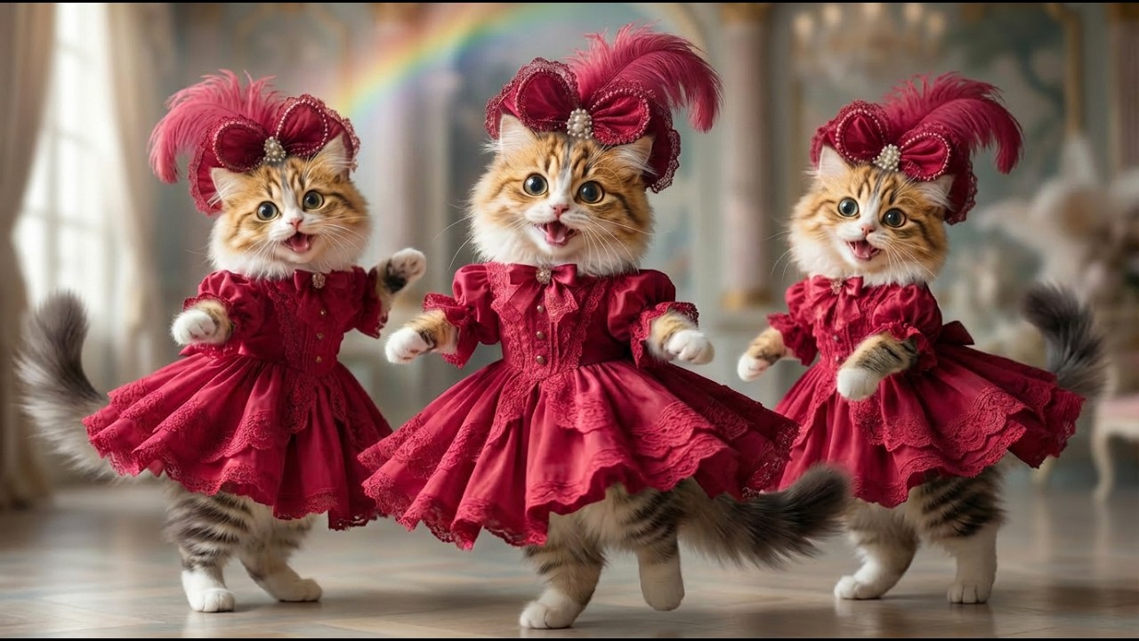Dancing Cats|Fun Cat Dance|Relaxing Cat Dance#kpop #cat#猫ダンス #고양이댄스 #choreography #dance #meow