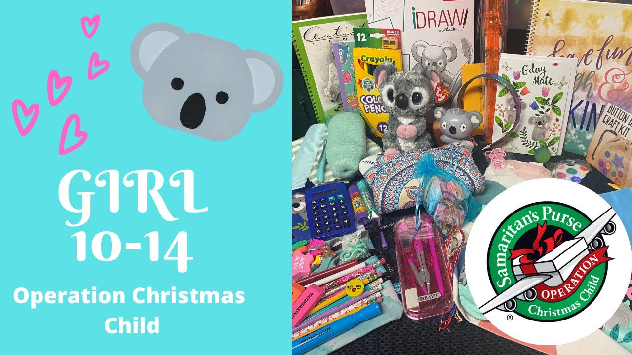 Girl 10-14 Unboxing for Operation Christmas Child - 2021