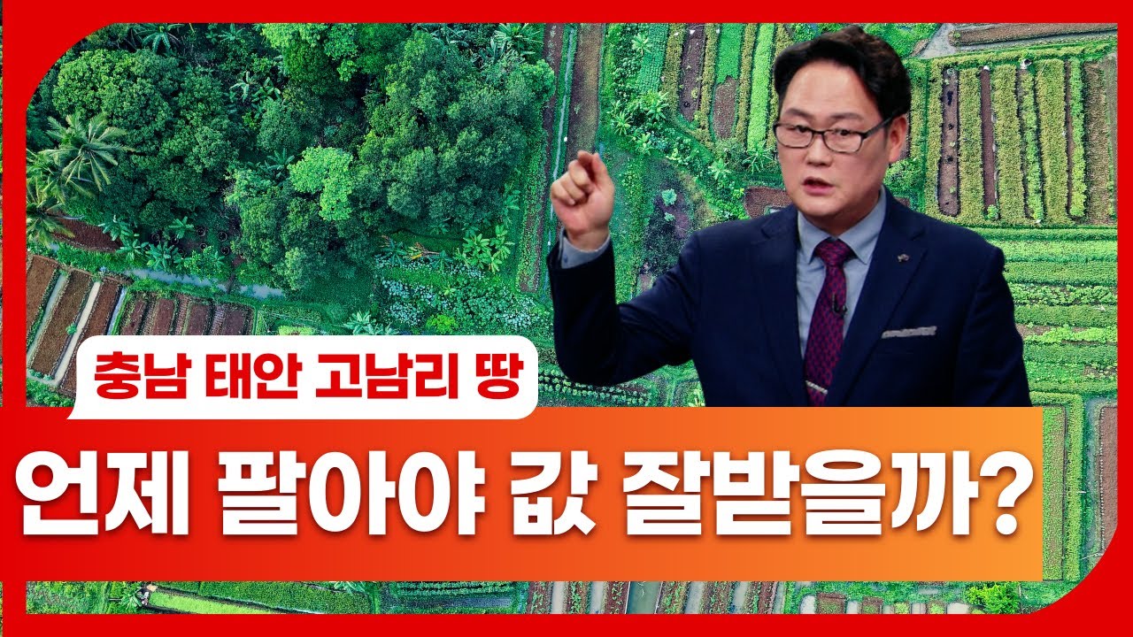 충남 태안 고남리 땅, 언제 팔아야 값 잘받을까?