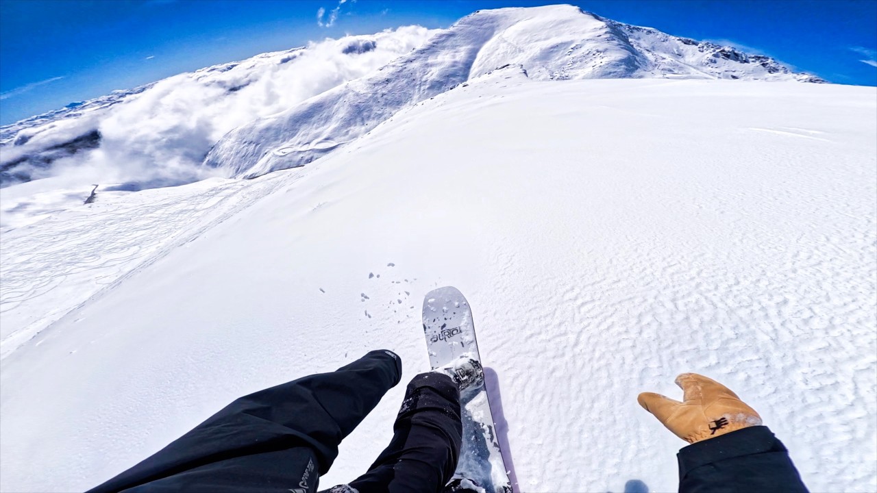 POV: Сноубординг, но на небесах.