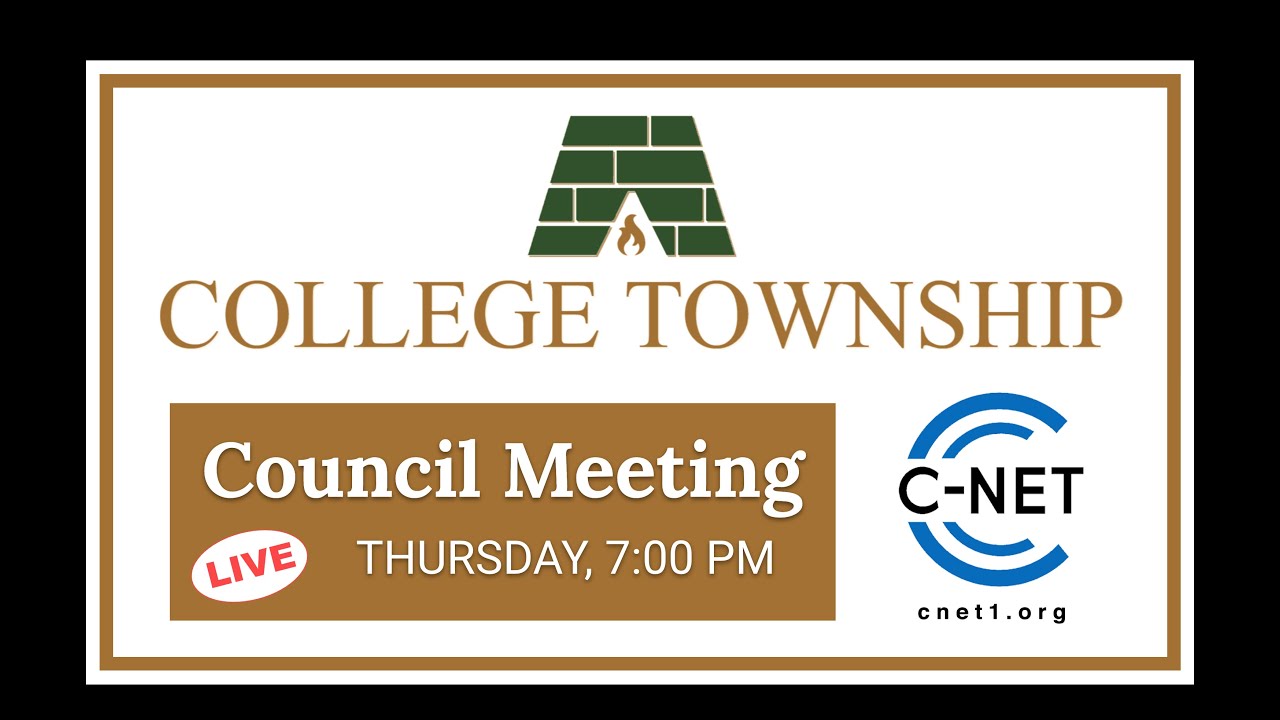 College Township Council Meeting 03/05/26 | C-NET Live Stream