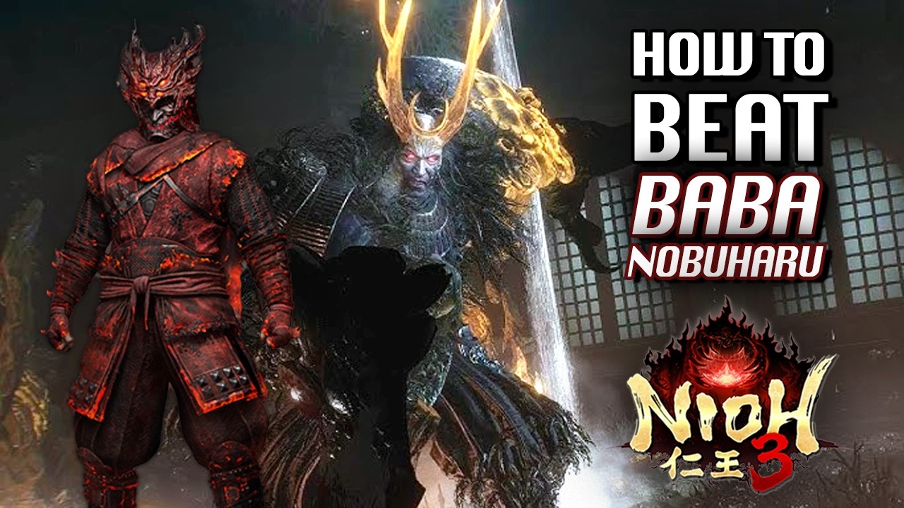 Nioh 3 - How to EASILY Beat Baba Nobuharu (Boss guide + Tips) - Futamata Castle