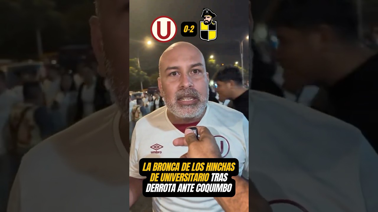 La molestia de los hinchas de Universitario tras derrota ante Coquimbo por Copa Libertadores 2026