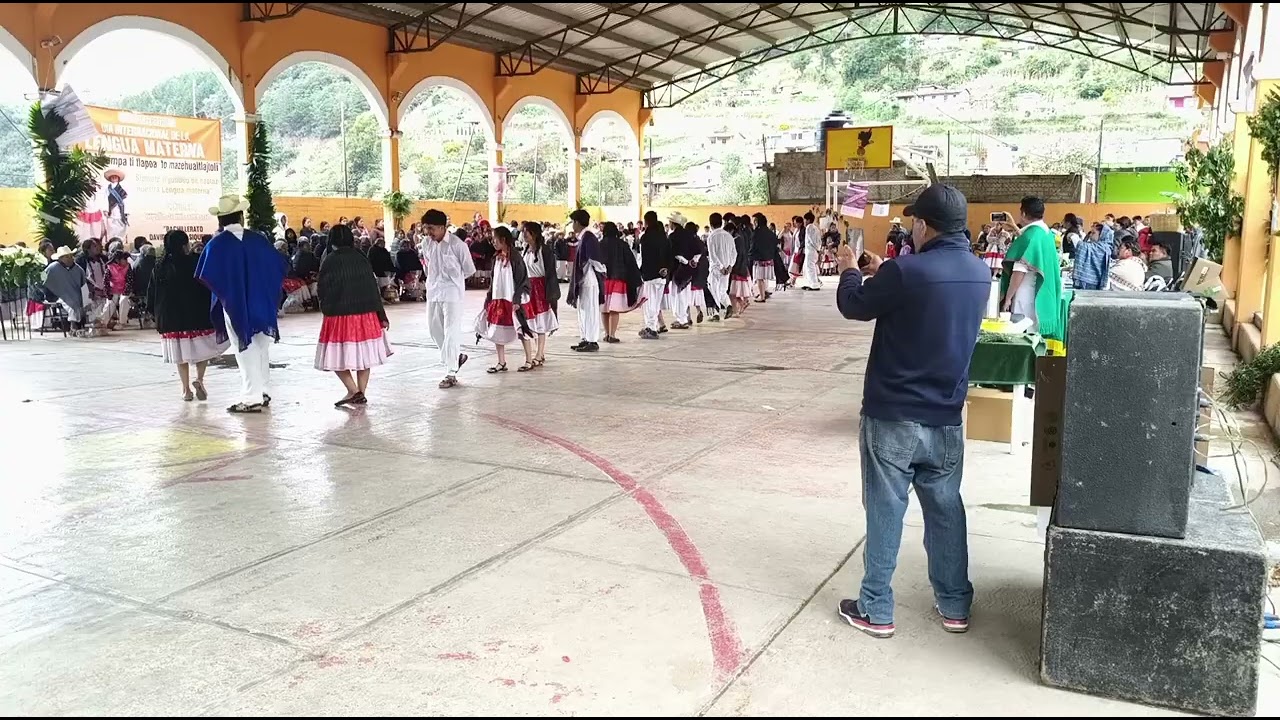 Baile del xochipitzahuac,día de la lengua materna,en San Juan Cuautla,24 de Febrero de 2026.