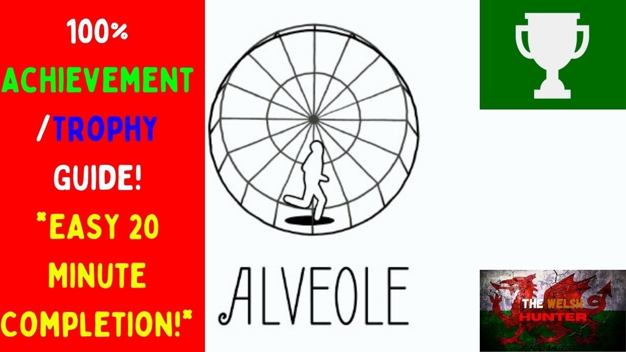 Alveole — руководство по 100%-ным достижениям/трофеям! *ЛЕГКОЕ прохождение за 20 минут*