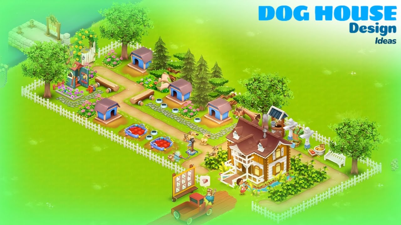 Dog House design ideas in Hay Day #hayday 