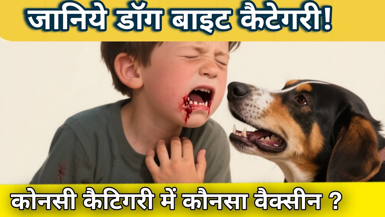 कुत्ते के काटने पर क्या करें? Category Wise Treatment & Vaccine Timing